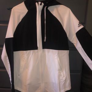 Adidas Tunic Length Zip Up Hooded Jacket